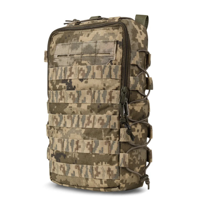 Тактичний рюкзак Ukrarmor на 10 л. Кріплення Molle. Cordura 1000D Піксель 