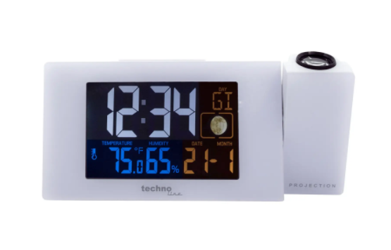 Годинник проекційний Technoline WT537-білий 