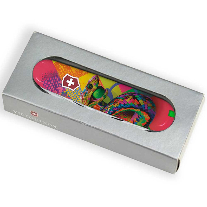 Складаний ніж Victorinox HUNTSMAN ZODIAC Змія-тенісист 1.3713.Z4300pk 