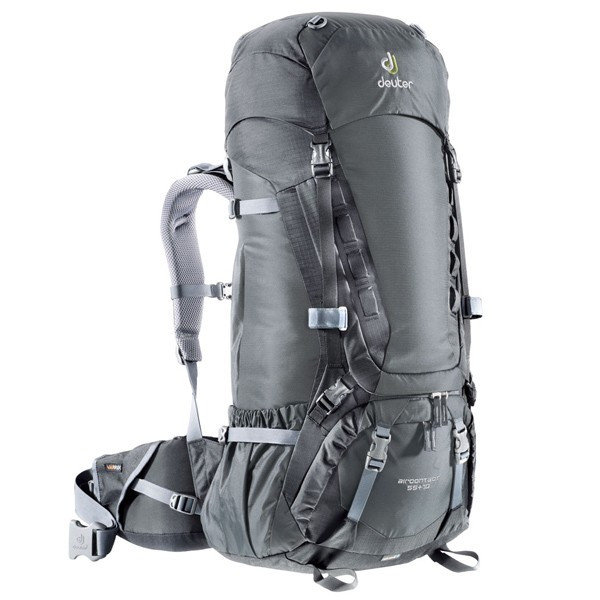 Рюкзак Deuter Aircontact, 55 + 10 л, granite-black 