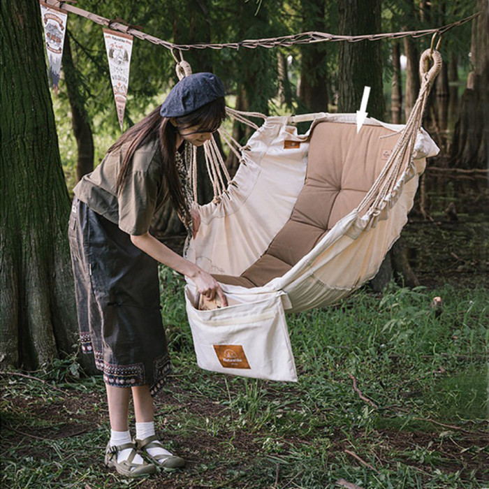 Крісло підвісне Naturehike NH22DC003, коричневе 