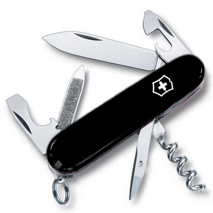 Ніж Victorinox Sportsman 84мм/13функ/чорн 