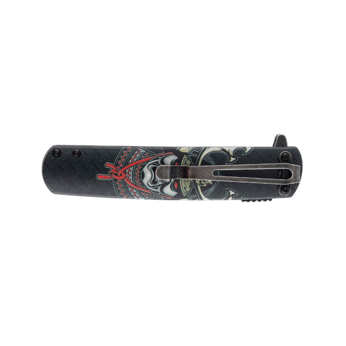 Ніж складаний Ganzo G626-BS чорний самурай (Пошкоджена упаковка/замінена пружина) 