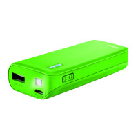 Портативна батарея Trust Primo, 4400 (зелений)