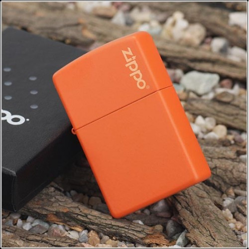Запальничка Zippo 231 Orange Matte, LOGO 231ZL 
