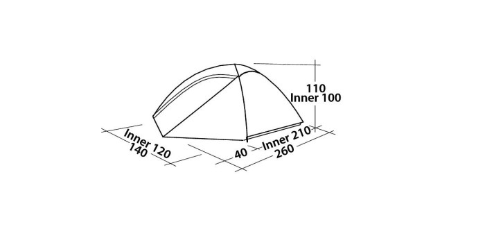 Намет Easy Camp Meteor 200, 43255 