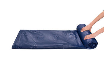 Надувний килимок KingCamp PUMPAIR bed DOUBLE (KM3607) BLUE /BEIGE 