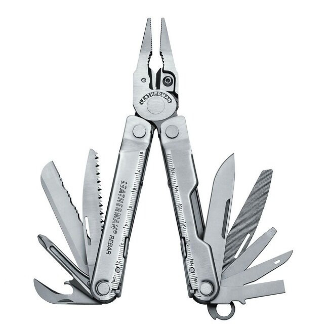 Мультитул Leatherman Rebar, шкіряний чохол (подарункова коробка) 