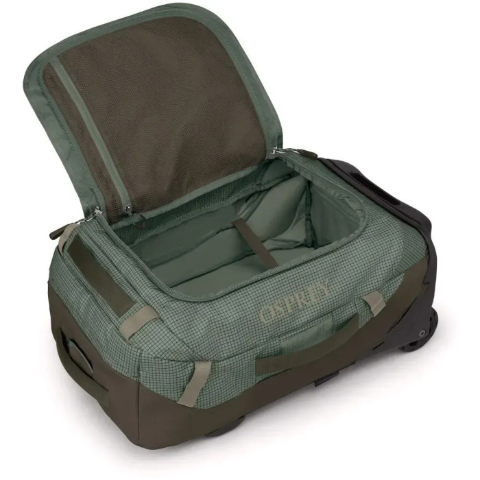 Сумка на колесах Osprey Transporter Wheeled Duffel 40 pine leaf/earl grey - O/S - темно-зелений 