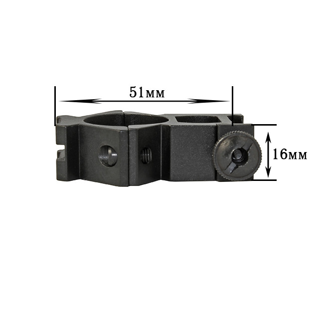 Кріплення на зброю для ліхтаря 25GK-V2 (планка Вівера 19 мм) 