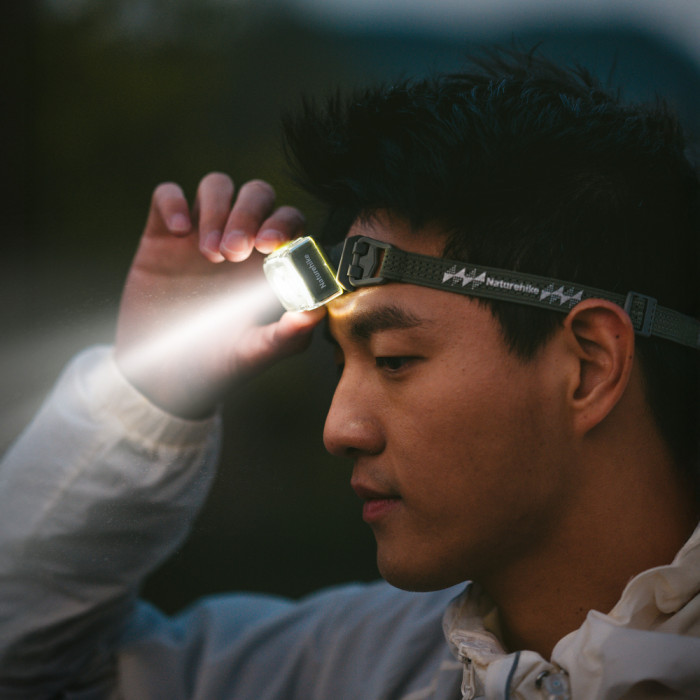 Ліхтар налобний Naturehike CNK2550ZM011, зелений 