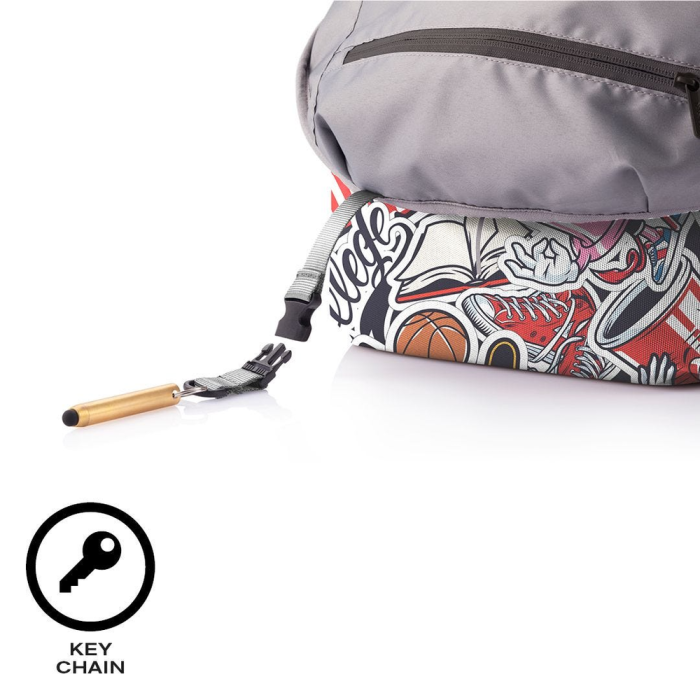 Рюкзак XD Design Bobby Soft Art Graffitti, захист від крадіжок, порізів 
