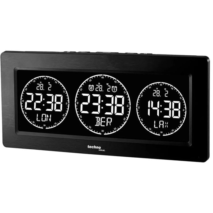 Годинник настільний Technoline WT458 Black (WT458) 