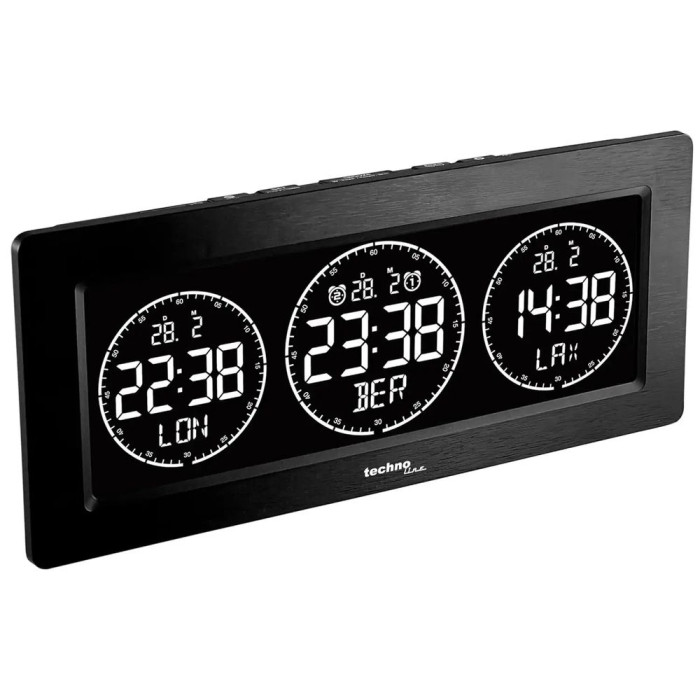 Годинник настільний Technoline WT458 Black (WT458) 