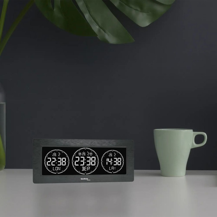 Годинник настільний Technoline WT458 Black (WT458) 