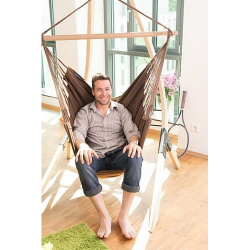 Стілець-гамак зі стійкою La Siesta MOC146VEA131 arabica 