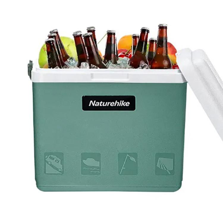 Туристичний холодильник Naturehike NH20SJ021, зелений, 24 л, поліпропілен 