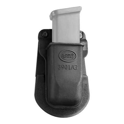Кобура-підсумок Fobus для одного магазину Glock 17/19 з поясним фіксатором black (3901 G) 