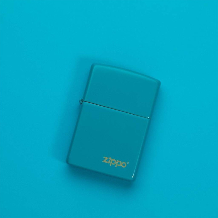 Запальничка Zippo 49454 Flat Turquoise Zippo Lasered (49454ZL) 