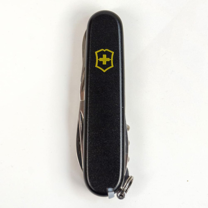 Складаний ніж Victorinox CLIMBER MAT чорний матовий лак з жовт.лого 