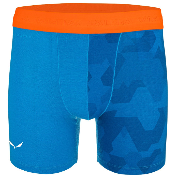 Термотруси чоловічі Salewa CRISTALLO WARM AMR BOXER-блакитні 