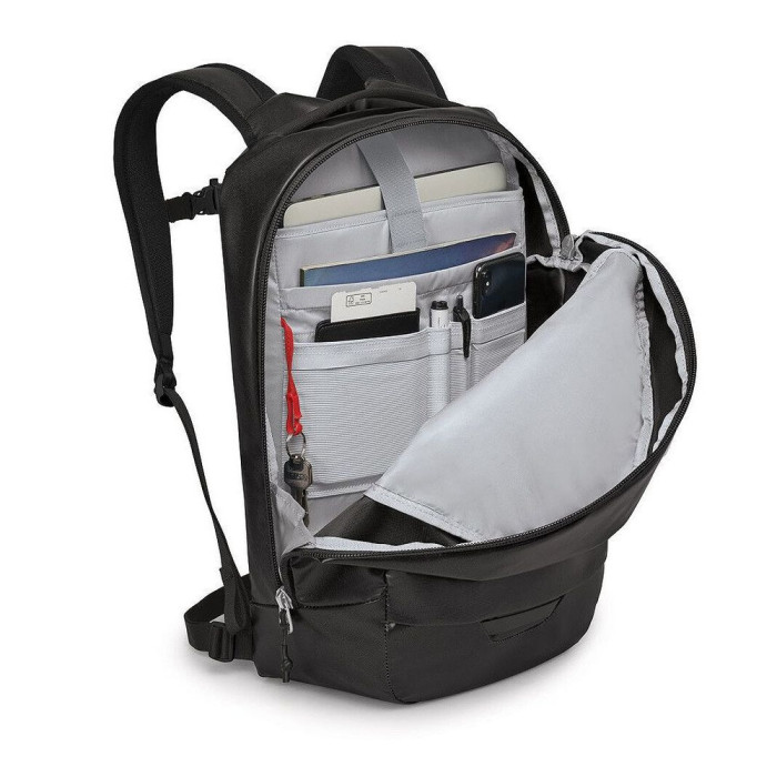 Рюкзак Osprey Transporter Panel Loader black - O/S - чорний 