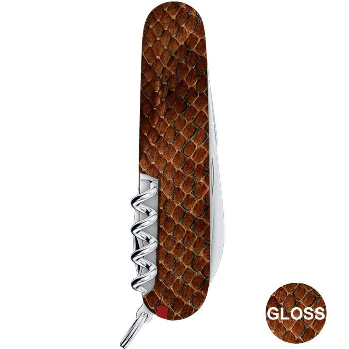 Складаний ніж Victorinox SPARTAN DESIGN Принт Шкіра кобри 1.3603.R2210pk 