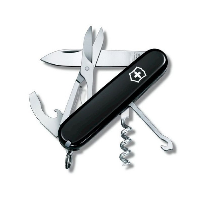Ніж Victorinox Compact 91мм/15функ/чорн 