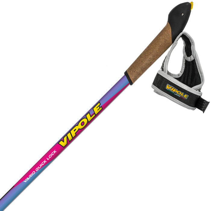 Палиці для скандинавської ходьби Vipole Vario Top-Click QL Violet DLX (P19427) 