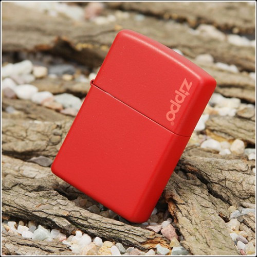 Запальничка Zippo 233 Red Matte, LOGO 233ZL 