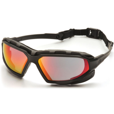 Окуляри Pyramex Highlander-PLUS (sky red mirror) дзеркальні червоні