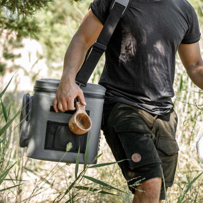 Термосумка Petromax Cooler Bag 22 л Сіра