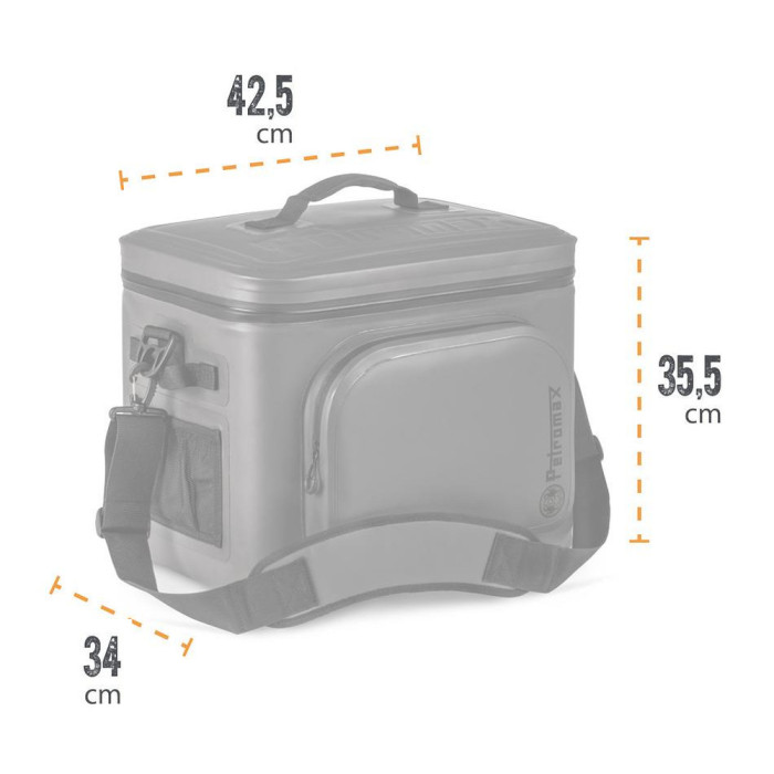 Термосумка Petromax Cooler Bag 22 л Сіра