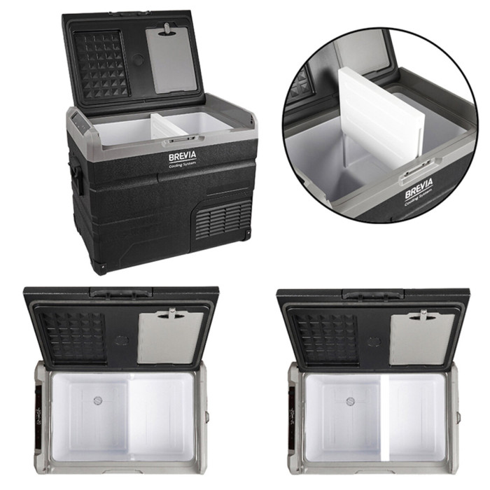 Холодильник автомобільний Brevia 56л двокамерний 22670 