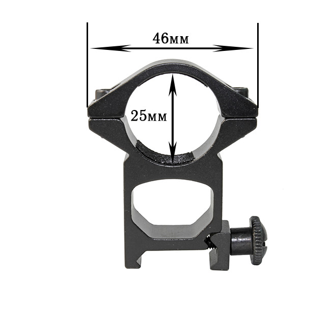 Кріплення на зброю для ліхтаря 25GK (планка Вівера 19 мм) 