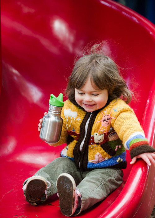 Фляга Kid Kanteen Classic Sippy Cap Brushed Stainless 355 мл 