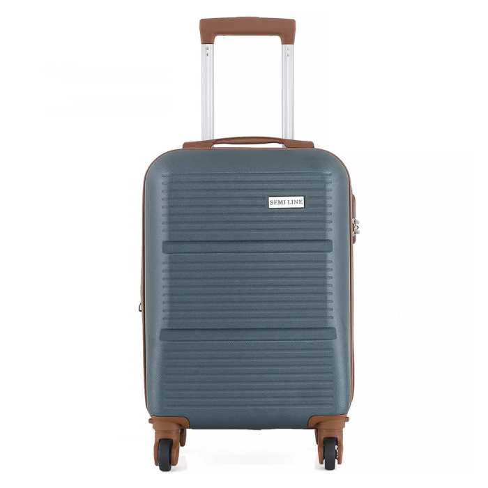 Валіза Semi Line 18" (S) Green-Grey (T5584-1) 