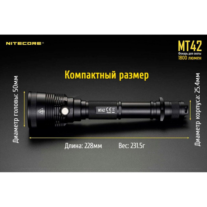Ліхтар Nitecore MT42 