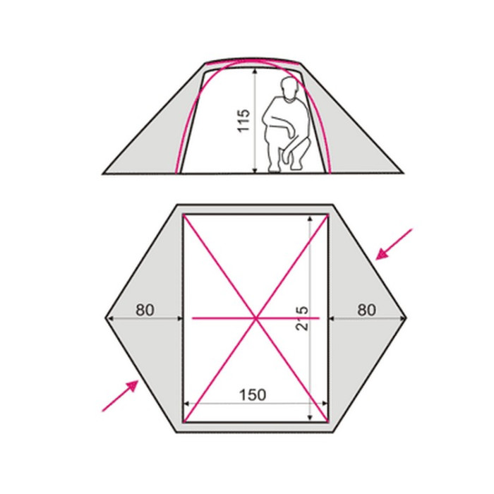 Намет Terra Incognita Omega 2 хакі 