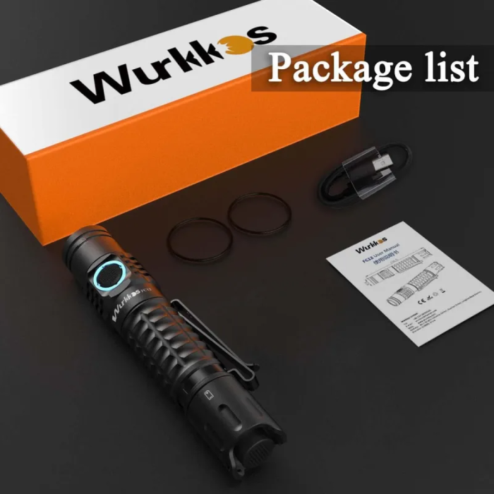 Ліхтар Wurkkos FC12 SFT40 2000lm, сірий 