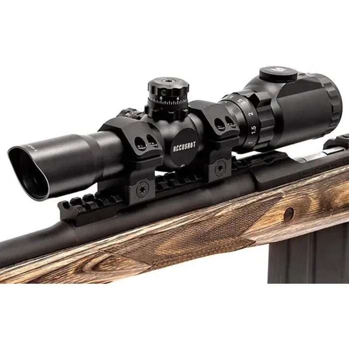 Кільця Leapers UTG PRO P.O.I 30 мм Low. Сплав. Picatinny 