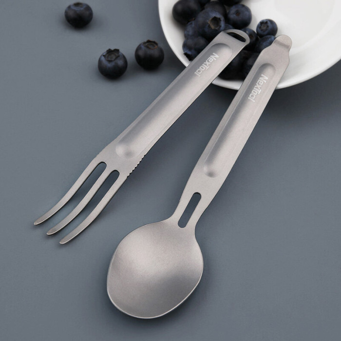 Набір ложка-вилка Nextool Outdoor Spoon Fork KT5525 Titan 