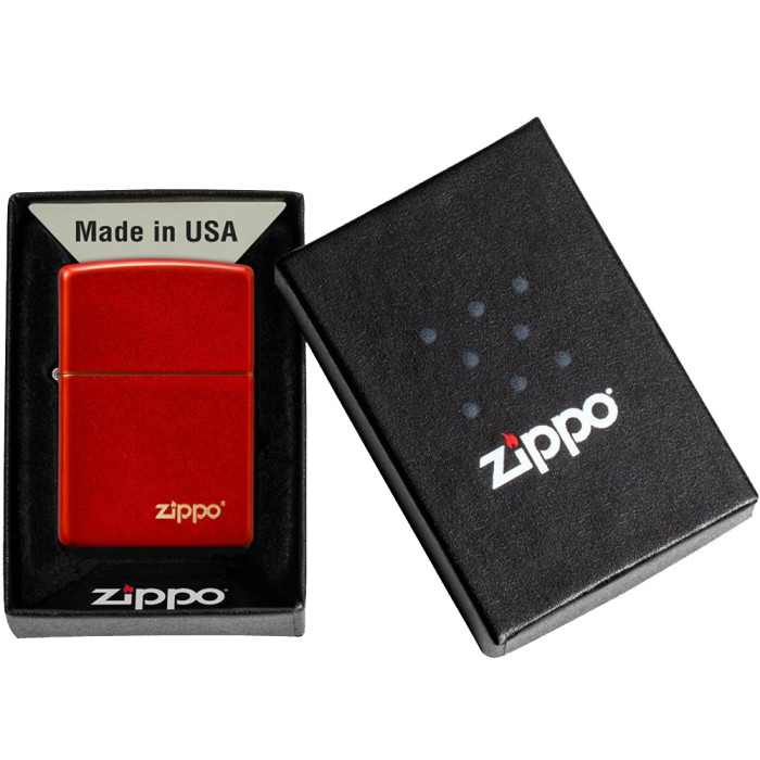 Запальничка Zippo 49475 Anodized Red Zippo Lasered (49475ZL) 
