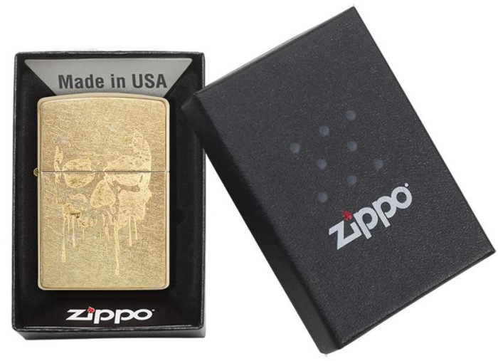 Запальничка Zippo 207g Grunge Skull 29401 