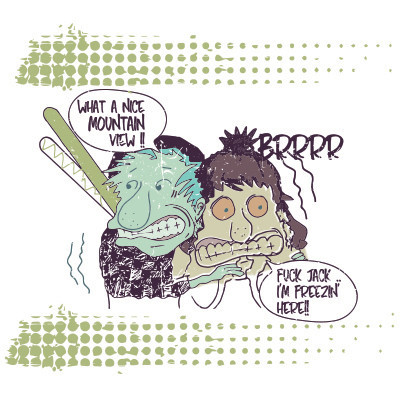 Кепка Ogso Rapper Cap Mountain View 58-59 