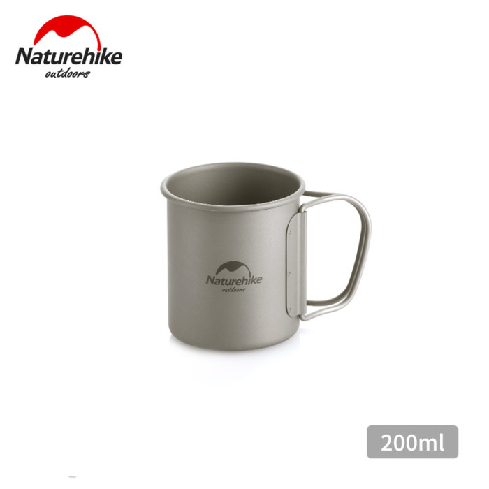 Кружка титанова з ручкою 200 мл Naturehike NH20CJ005 