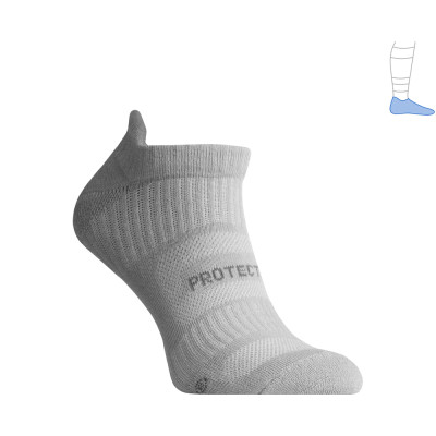 Трекінгові шкарпетки Protector LowLight літні світло-сірі M 40-43