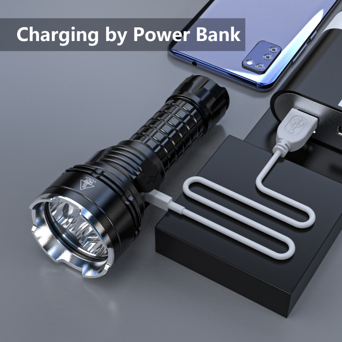 Ліхтар Wurkkos TS30 USB C Rechargeable, чорний 