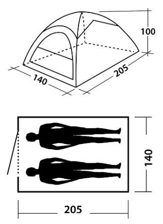 Намет Easy Camp Nightcave, 43250 