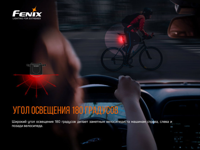 Велофара задня Fenix BC05R V2.0 (Пошкоджена упаковка / потертості / перезаряджений акб) 